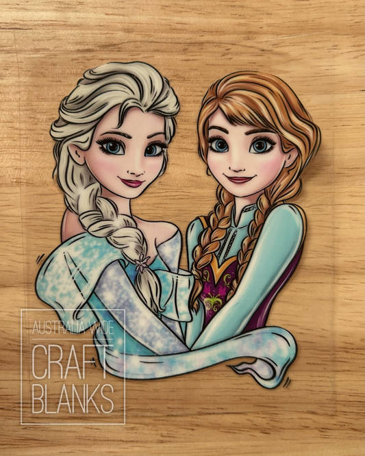 Elsa & Anna- Decal