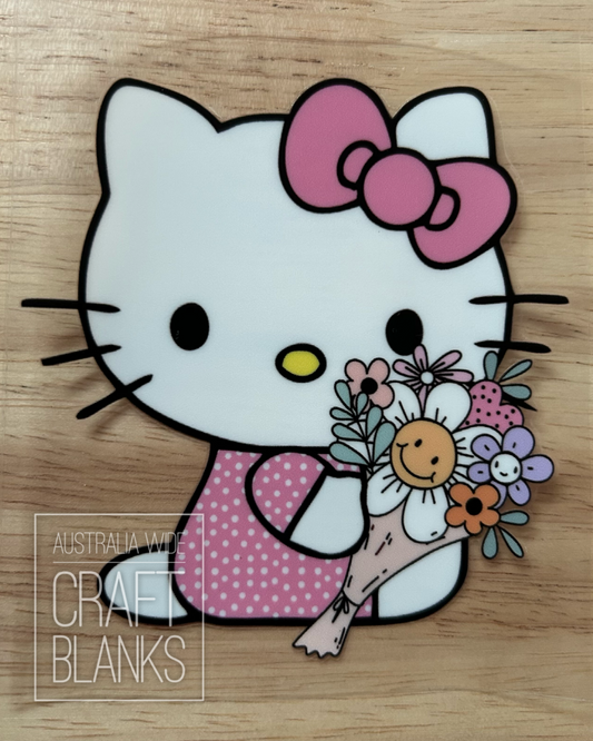 Kitty Bouquet - Decal
