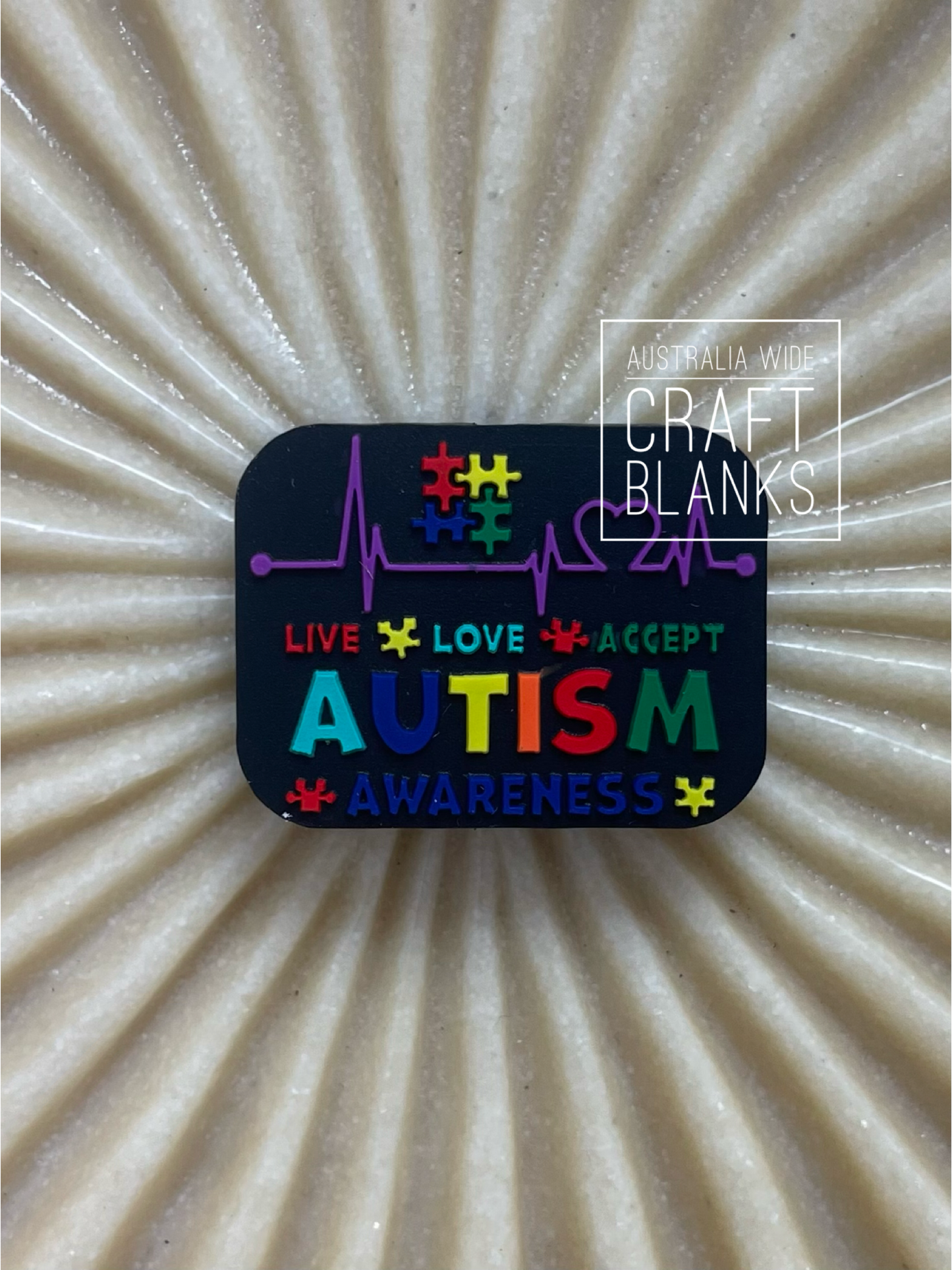 Autism Awareness - Silicone Bead - #169