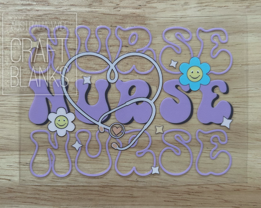 Nurse Purple- Decal