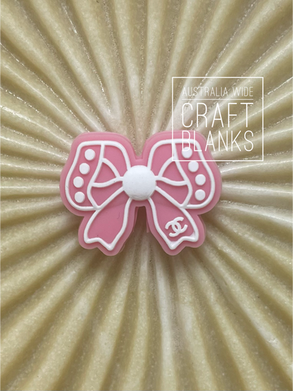 Chanel Bow - Silicone Bead - #123/124