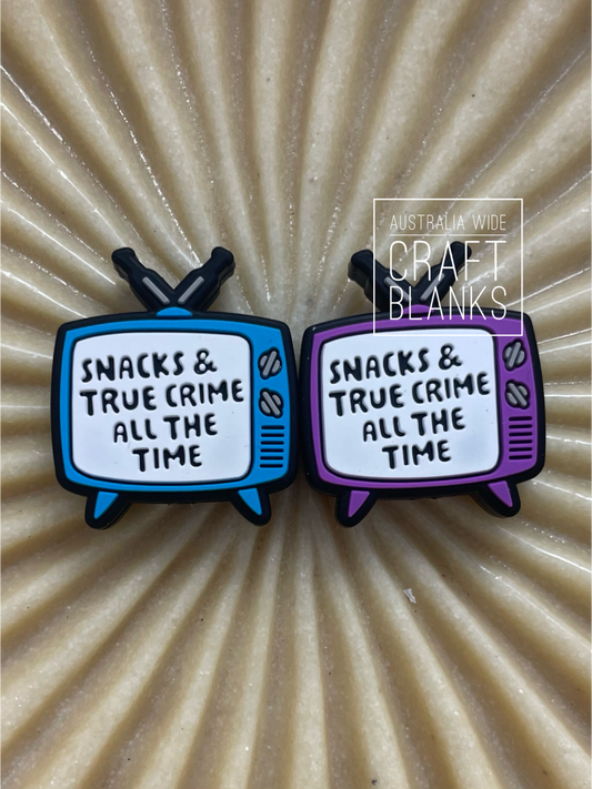 Snacks & True Crime - Silicone Bead - #229