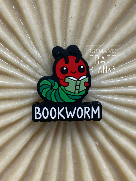 Bookworm - Silicone Bead - #237