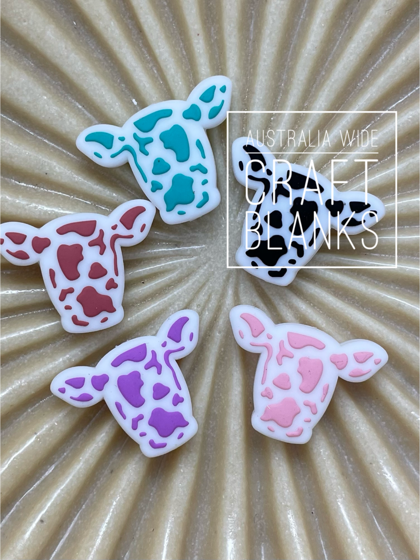 Spotty Cow - Silicone Bead - #190