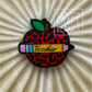 Teacher Apple - Silicone Bead - #167