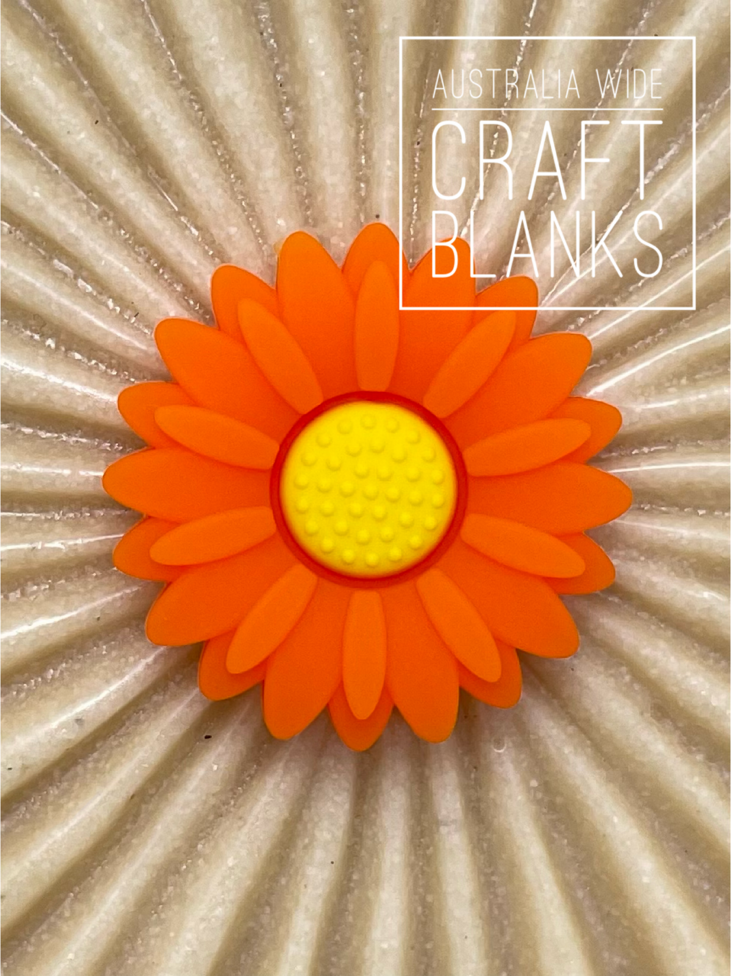 Daisy - Large - Silicone Bead - #75