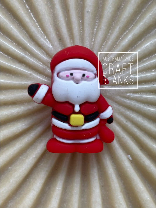 Santa - 3D Silicone Bead - #231