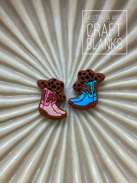 Cowboy Boot w/Hat - Silicone Bead - #59