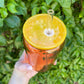 16oz Coloured Glass Libbey Cup w/Acrylic Lid