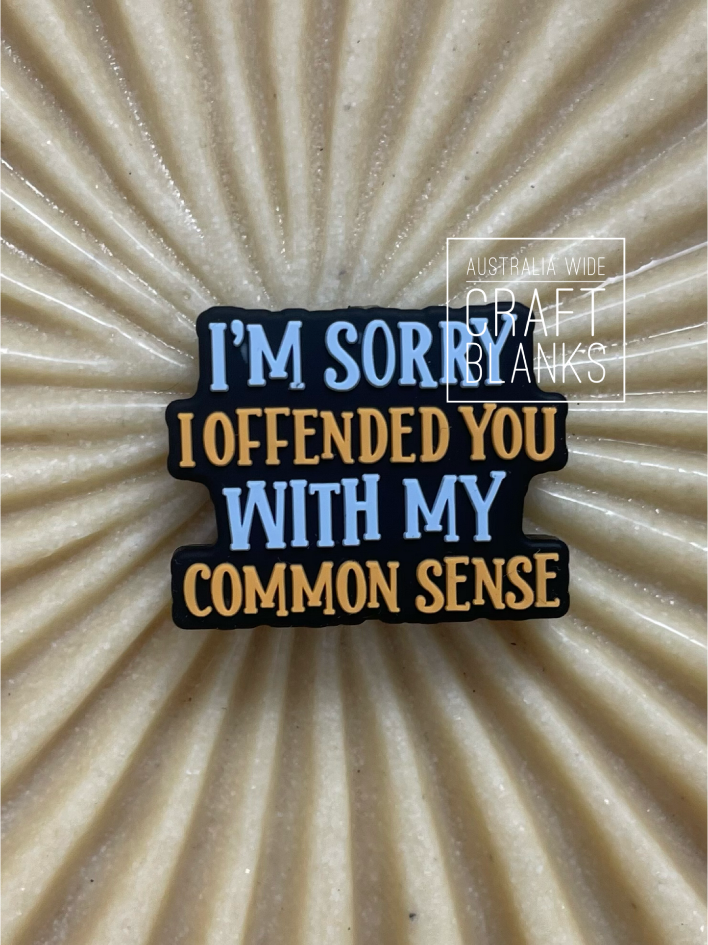 I’m Sorry- Silicone Bead - #205