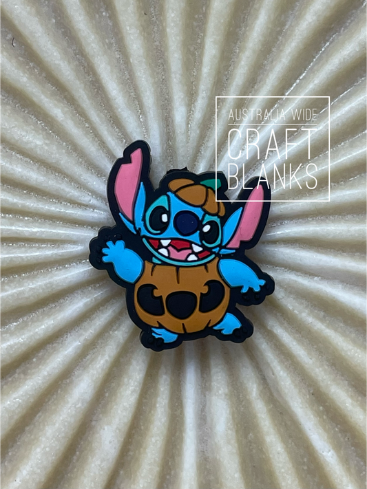Stitch Pumpkin - Silicone Bead - #169