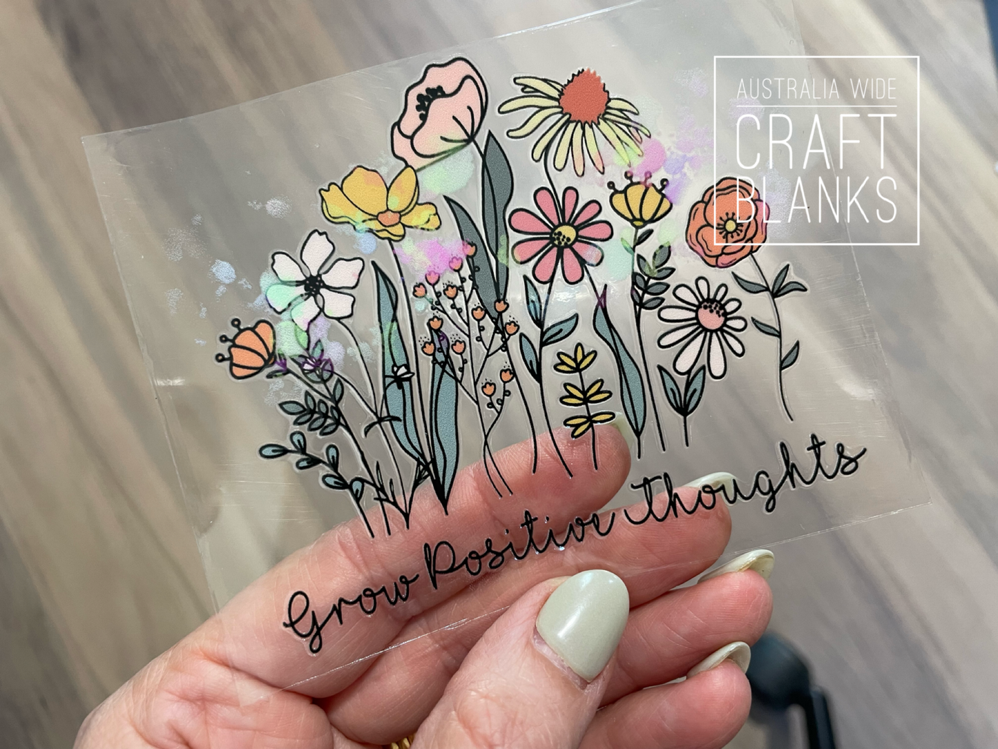 Grow Positive Thoughts - Decal