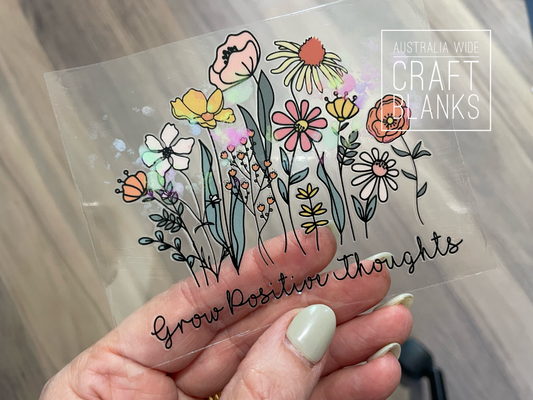 Grow Positive Thoughts - Decal