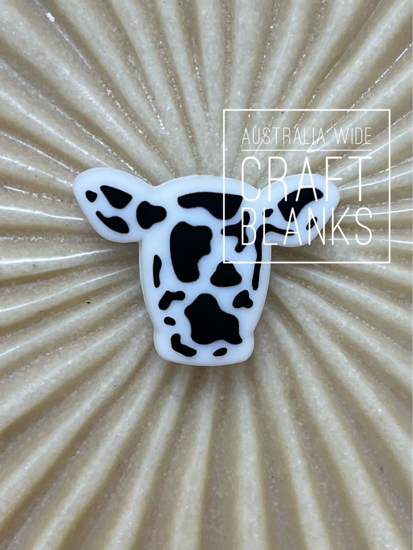 Spotty Cow - Silicone Bead - #190