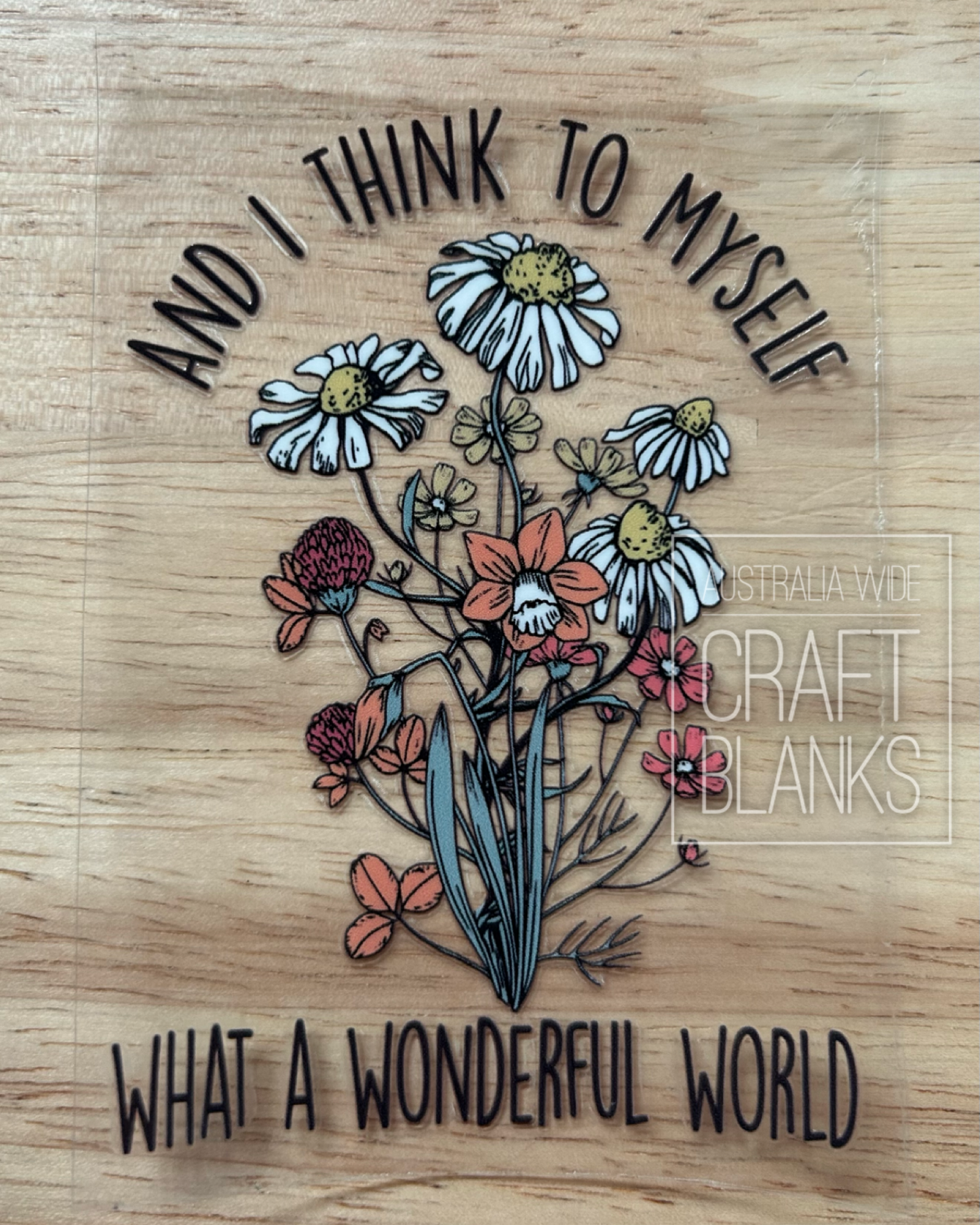 Wonderful World- Decal