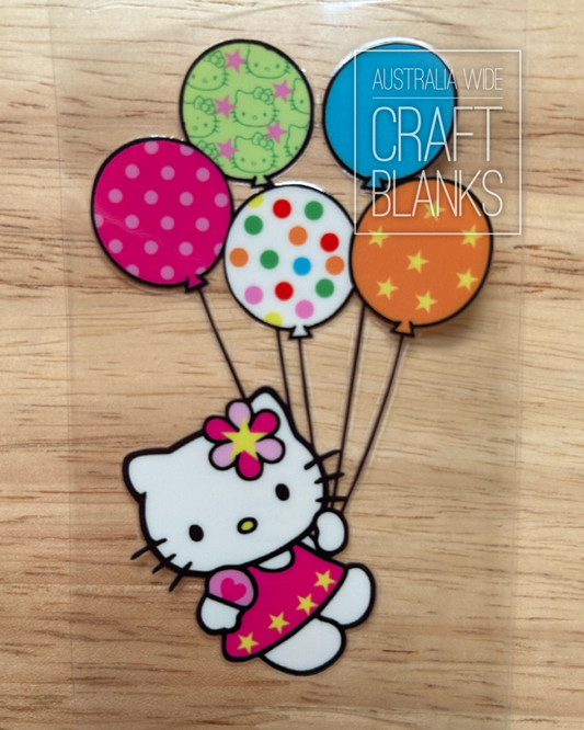 Kitty Balloons - Decal