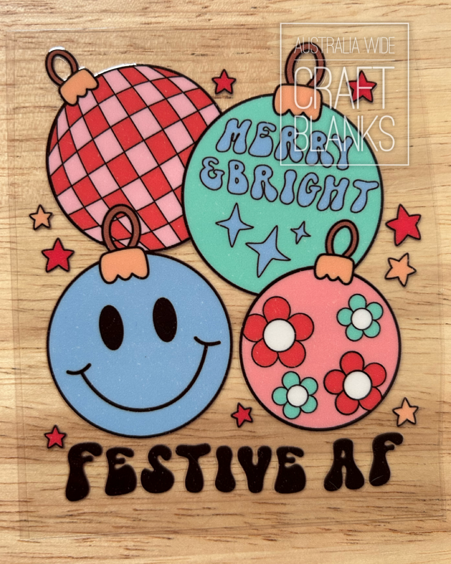 Festive AF - Decal