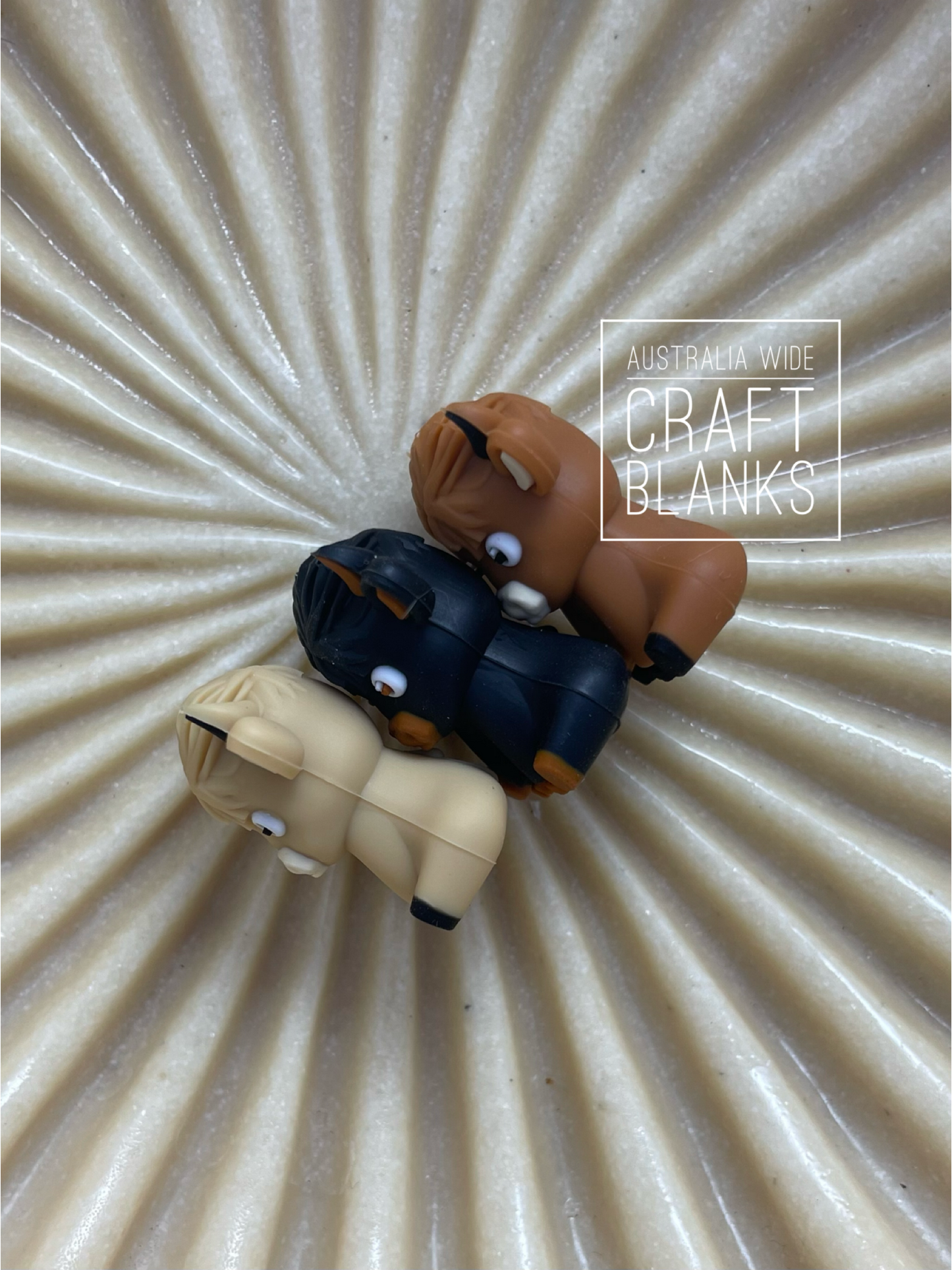 Highland Cow - 3D Silicone Bead - #265