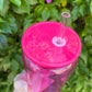 16oz Coloured Glass Libbey Cup w/Acrylic Lid