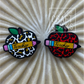 Teacher Apple - Silicone Bead - #167