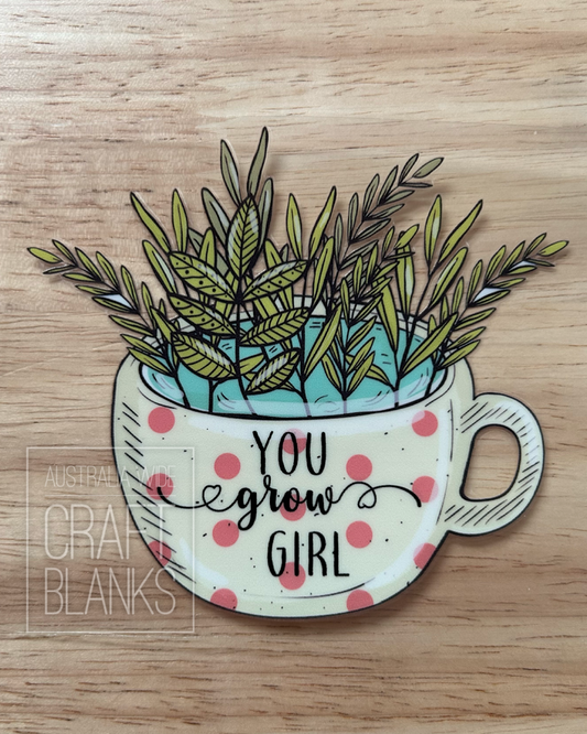Grow Girl- Decal