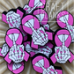 Breast Cancer Finger - Silicone Bead - #14