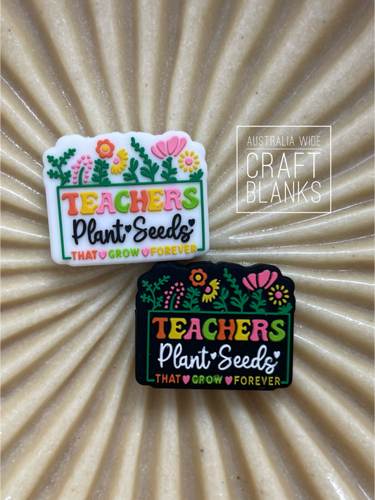 Teachers Plant Seeds - Silicone Bead - #227/228