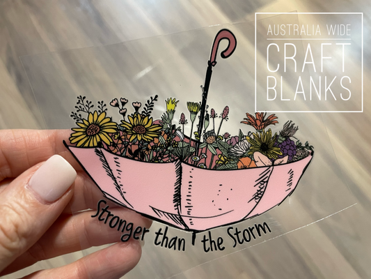 Stronger than the Storm - Decal