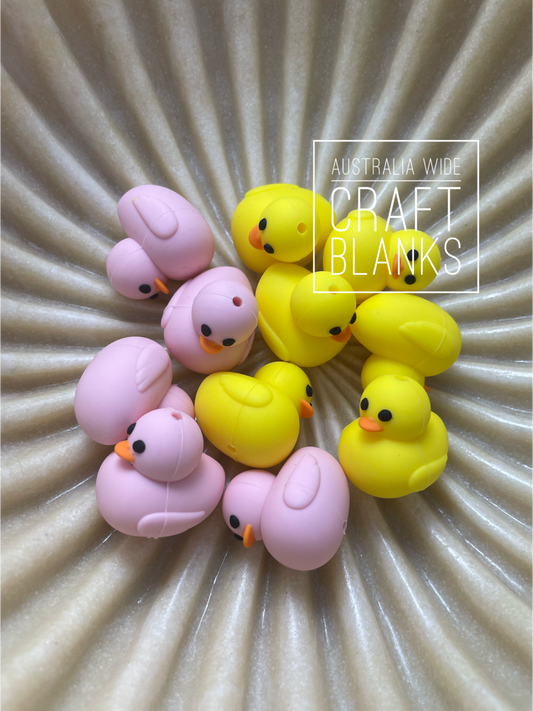 Rubber Duckie - 3D Silicone Bead - #187