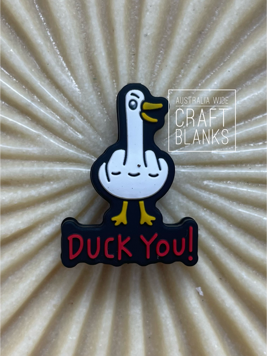 Duck You - Silicone Bead - #254