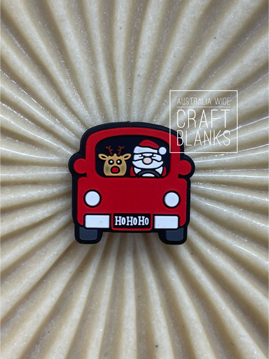 Santa Bus - Silicone Bead - #201