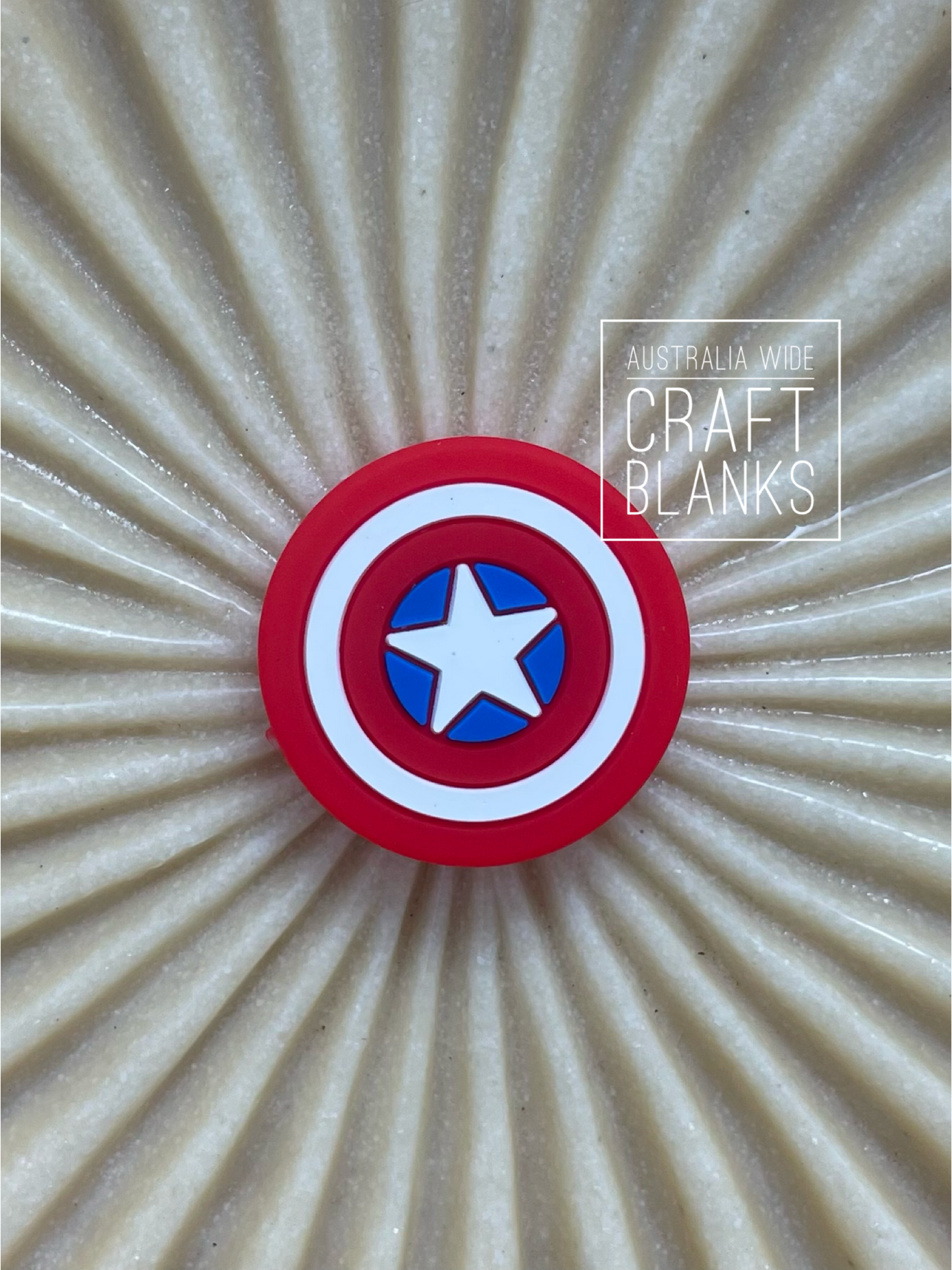 Capt America - Silicone Bead - #151