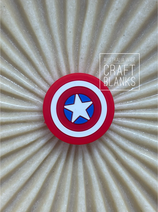 Capt America - Silicone Bead - #151