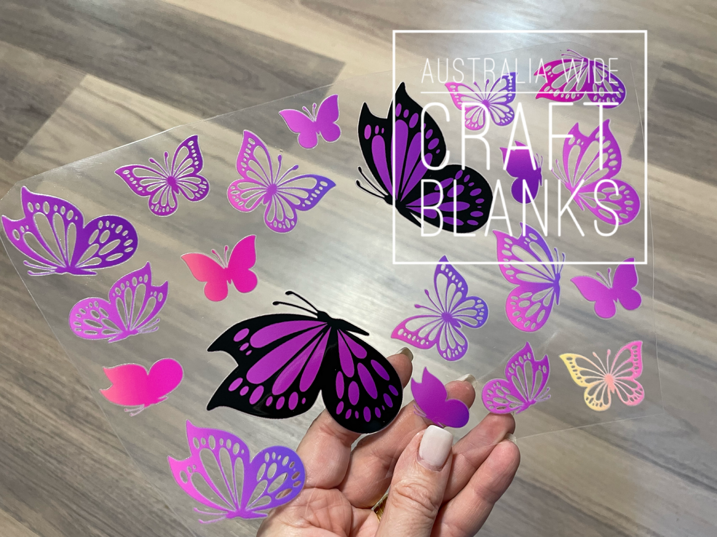 Purple Butterfly - 24oz