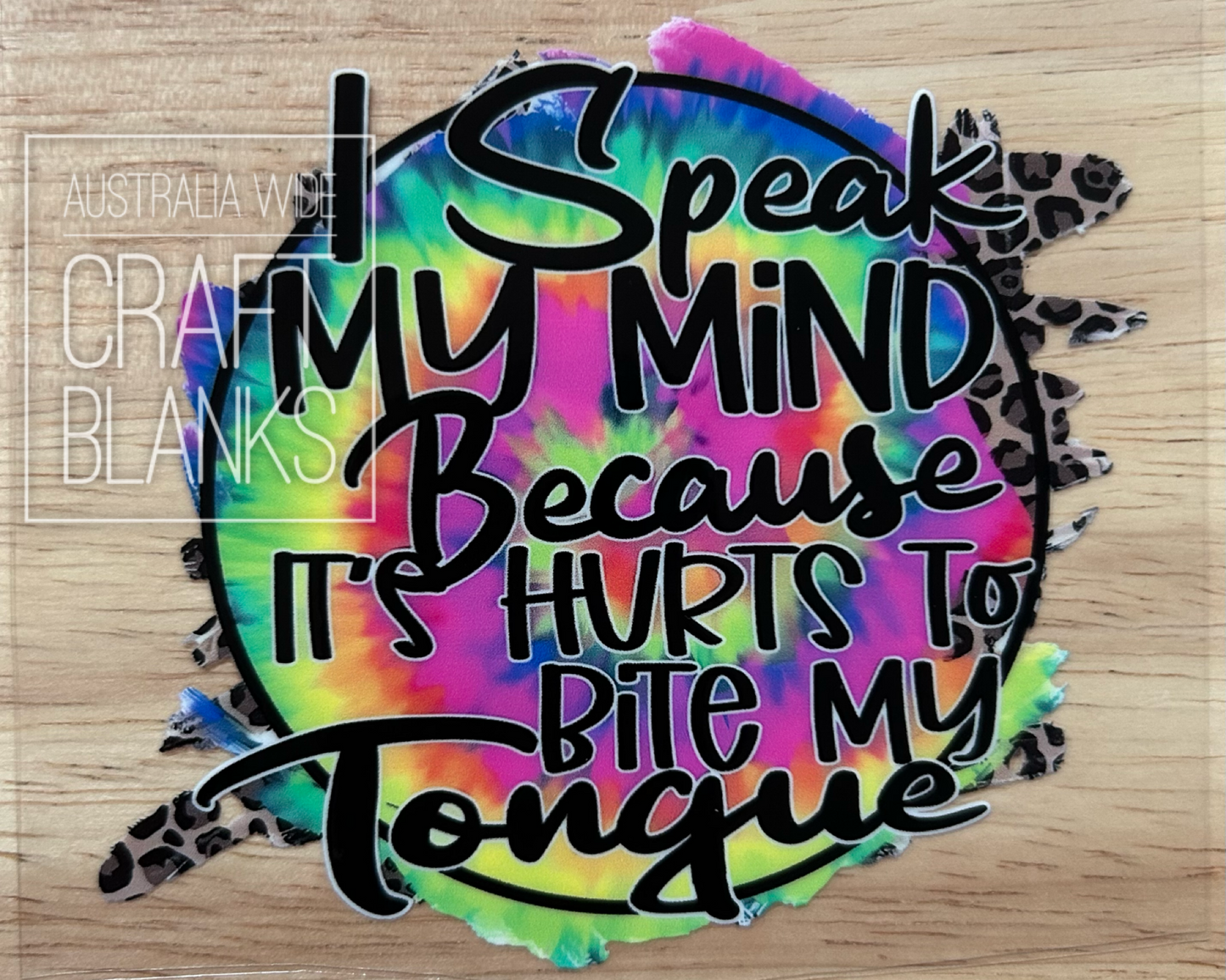 Speak my Mind - Decal