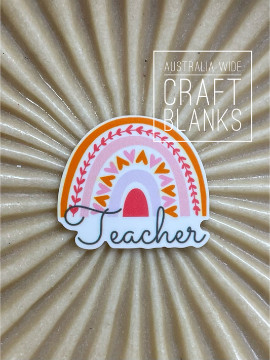 Teacher rainbow - Planar Flatback #4
