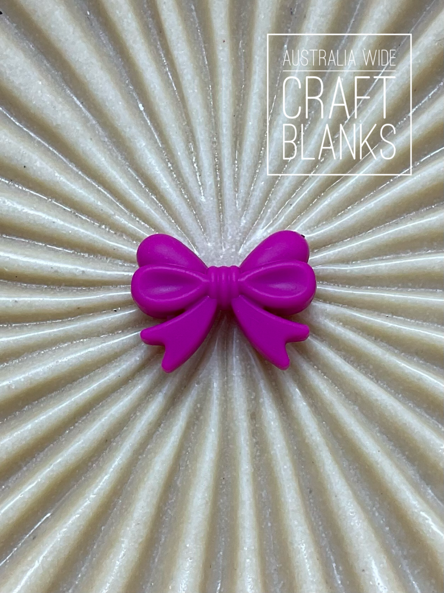 Bow - Silicone Bead - SALE - #38