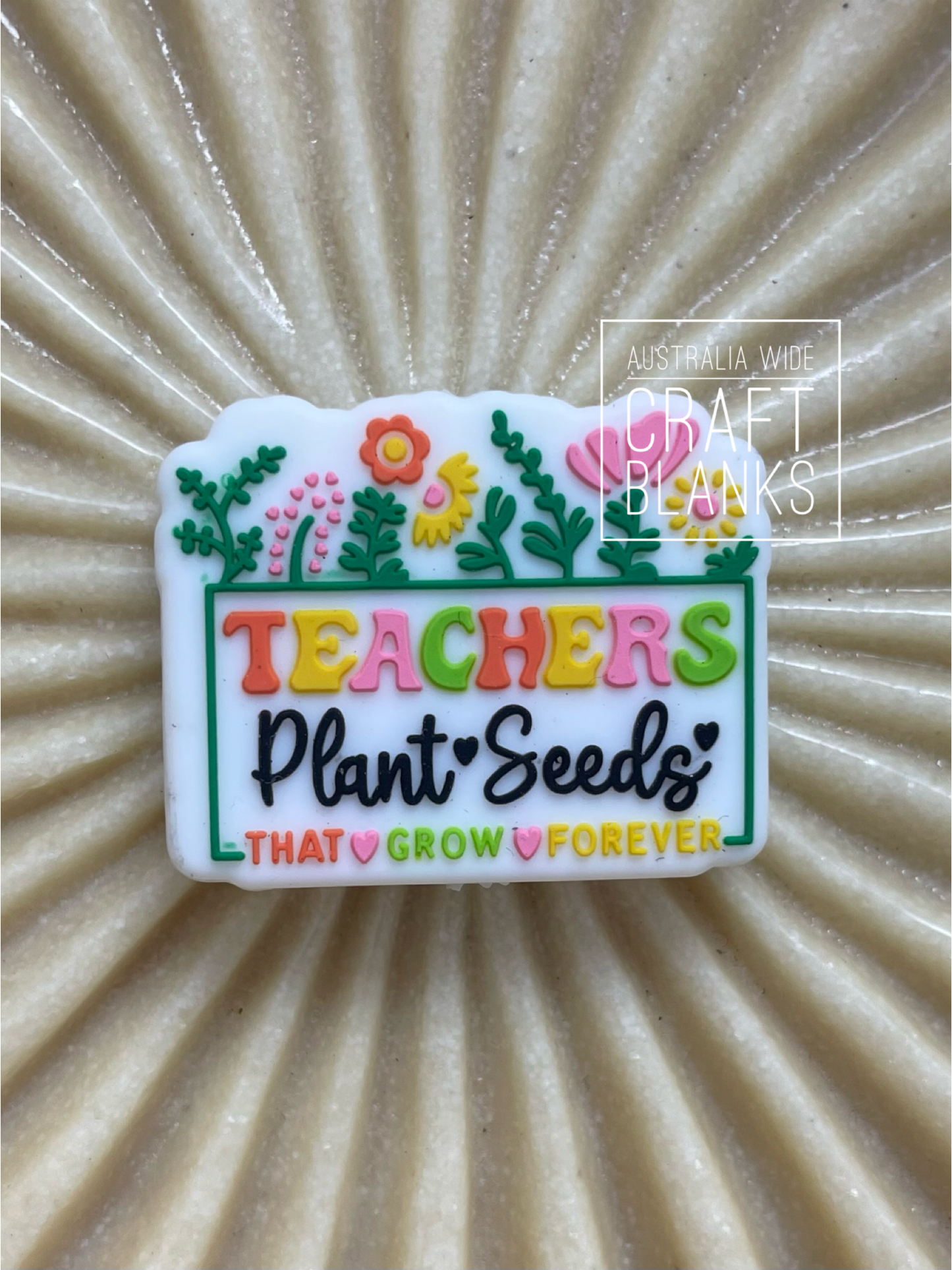 Teachers Plant Seeds - Silicone Bead - #227/228