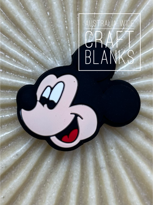 Mickey Face - Silicone Bead - #152