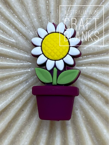 Flower Pot - Silicone Bead - #73