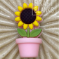 Flower Pot - Silicone Bead - #73