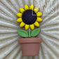Flower Pot - Silicone Bead - #73