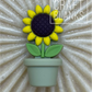 Flower Pot - Silicone Bead - #73