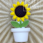 Flower Pot - Silicone Bead - #73