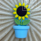 Flower Pot - Silicone Bead - #73