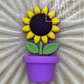 Flower Pot - Silicone Bead - #73