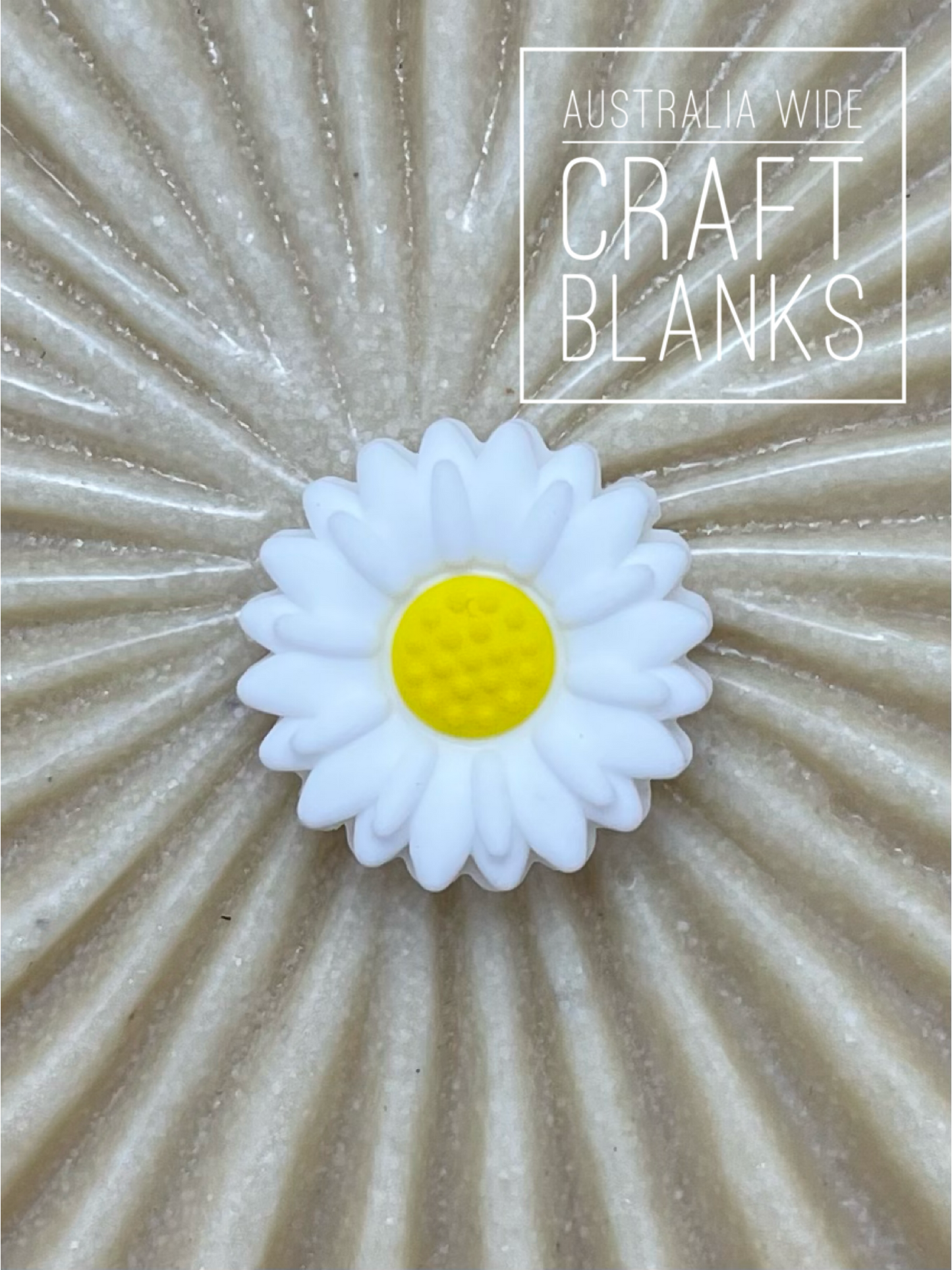 Daisy - Small - Silicone Bead - #75