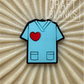 Scrub Top - Silicone Bead - #76