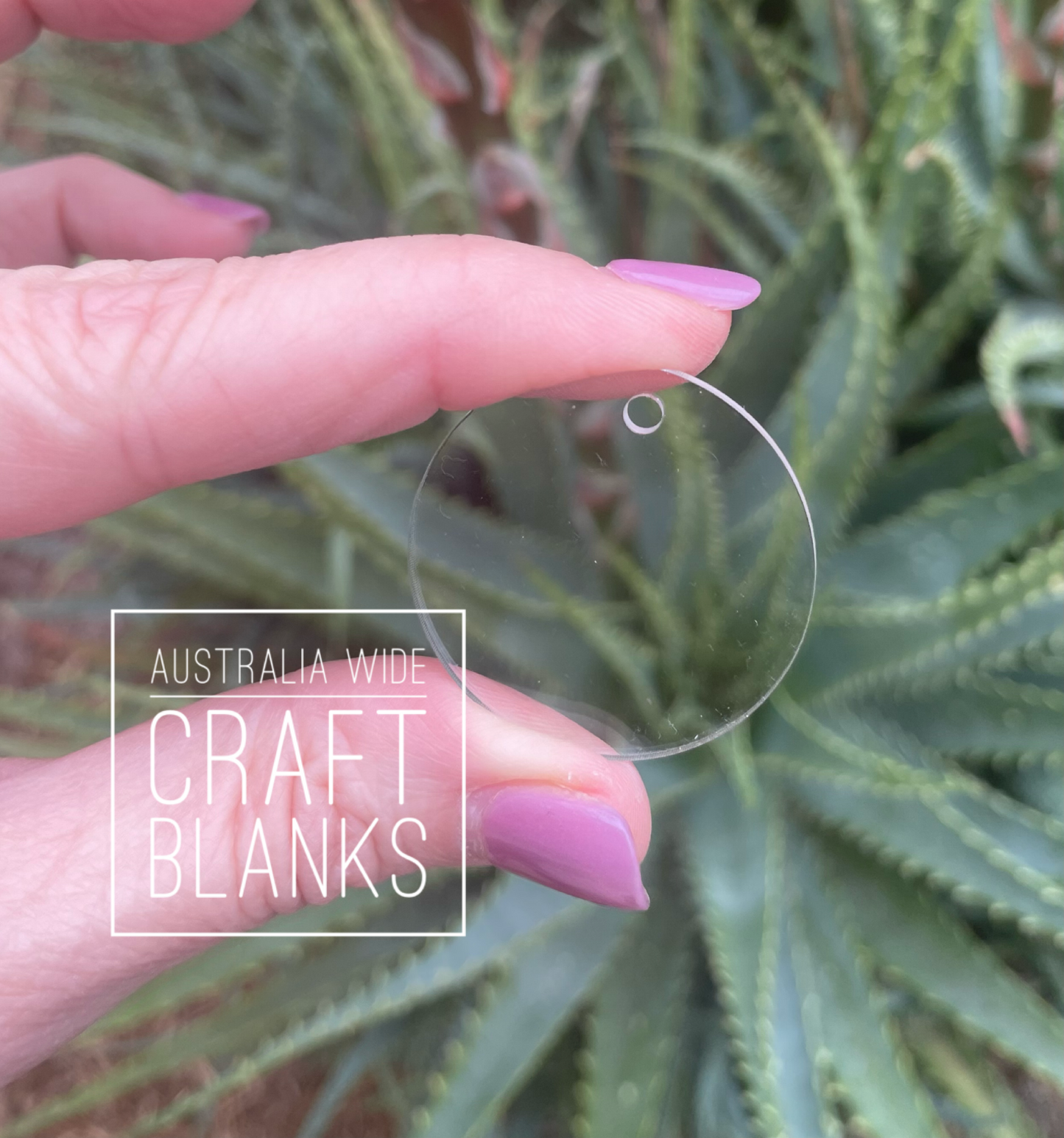 Clear Acrylic 38mm Circle