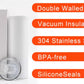 Skinny Tumbler-White -20oz